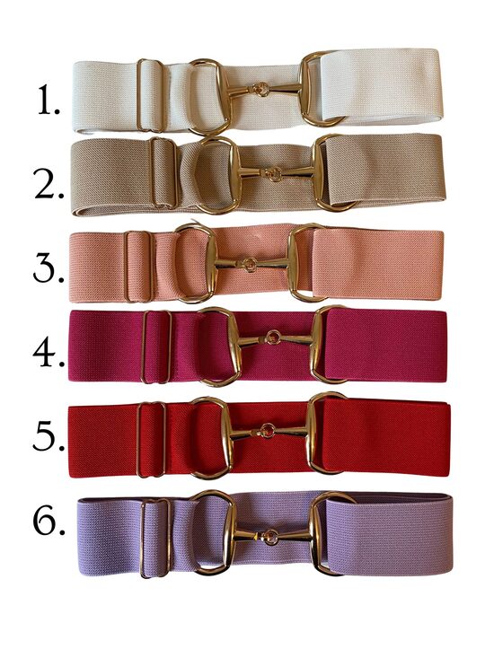 Big buckle belt - different colours